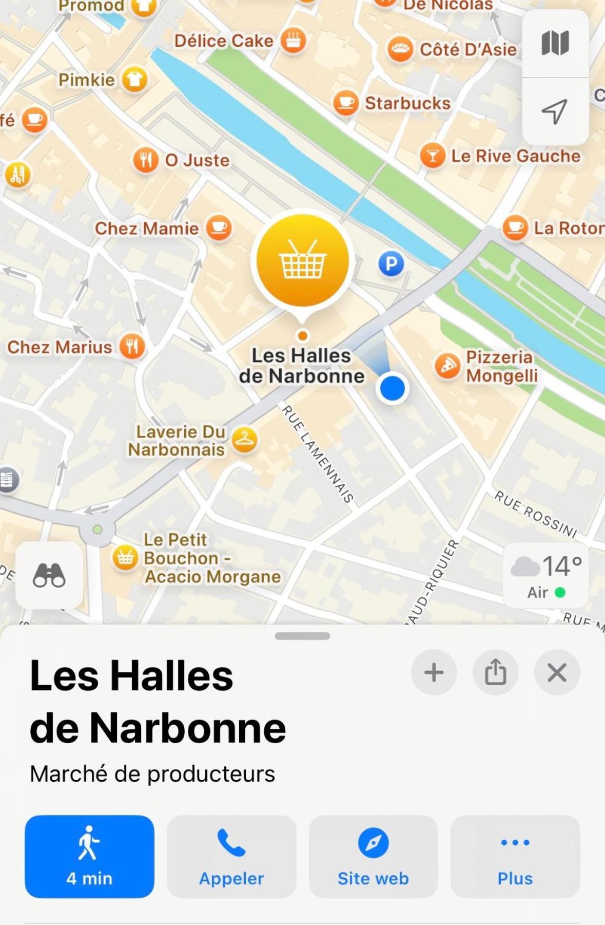 Appartement Les Halles นาร์บอนน์ ภายนอก รูปภาพ